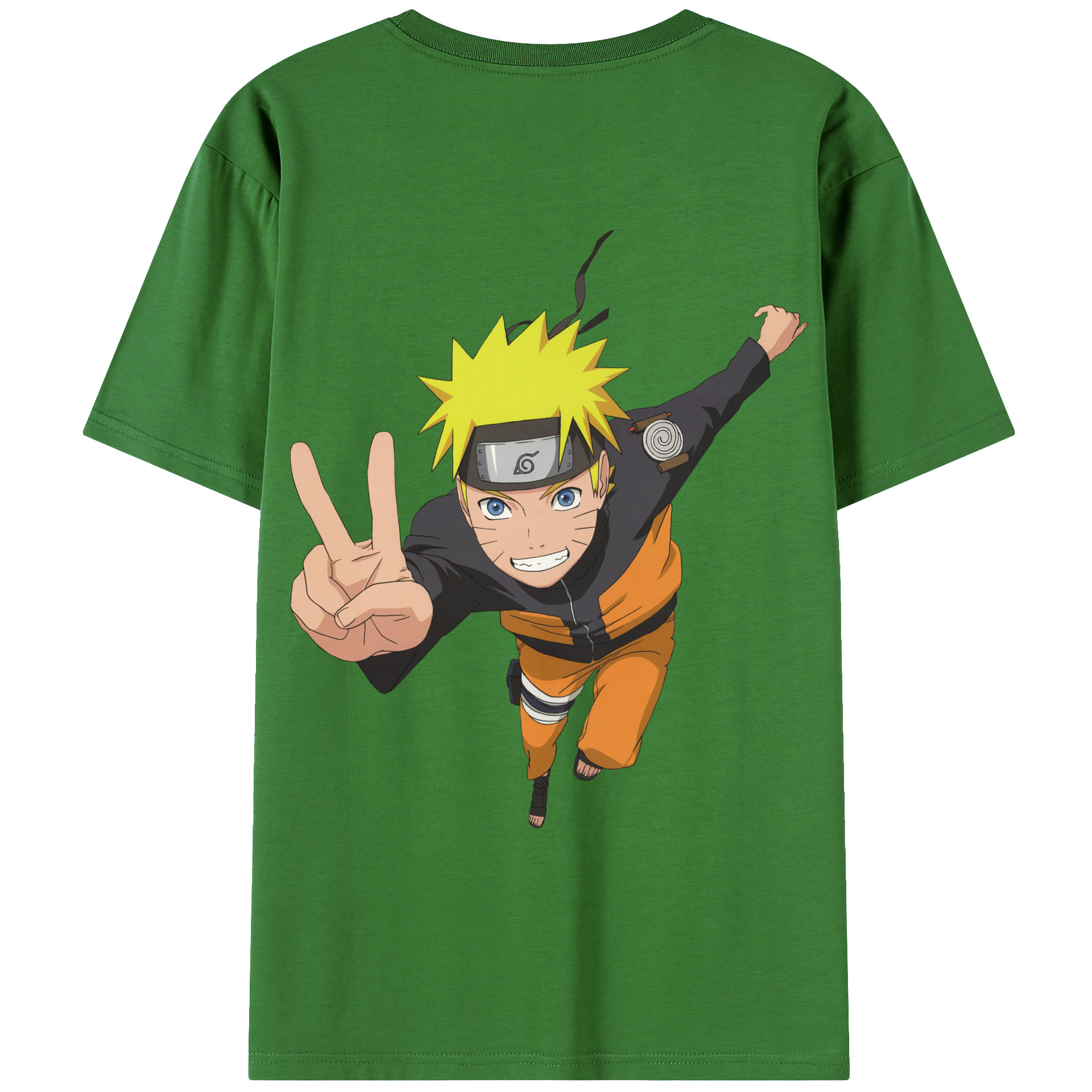 （画像用） NARUTO -ナルト- うずまき ナルト Uzumaki Naruto レディース半袖Tシャツ(バックプリント)